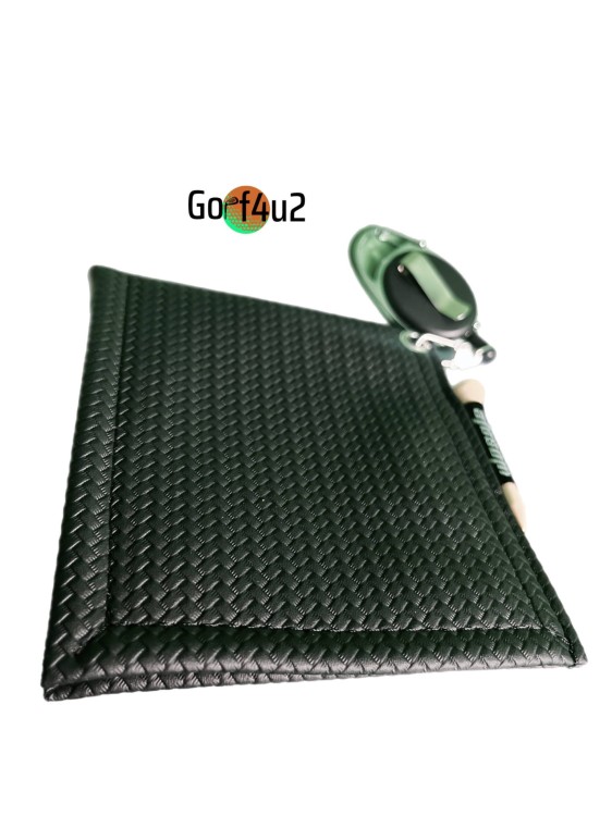 Ręcznik do piłeczki golfowej i kija do golfa czarny front