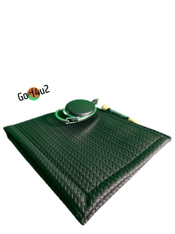 Ręcznik do piłeczki golfowej i kija do golfa czarny front