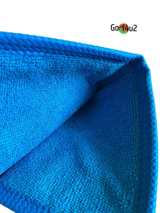 Ręcznik do piłeczki golfowej i kija do golfa niebieski wnętrze