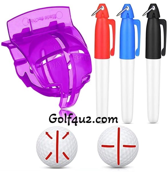 znacznik pilki golfowej front