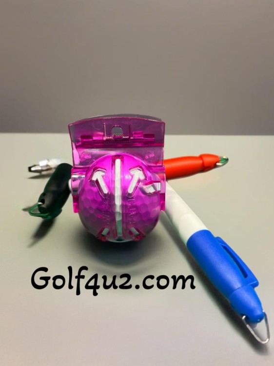 znacznik pilki golfowej strzalki udezenie marker trzy kolory 3