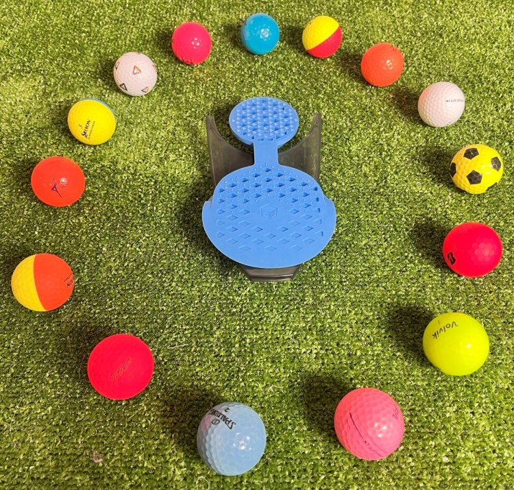 Golf4u2_putter_terning_uderzenie_blue_ball_flop_down_up