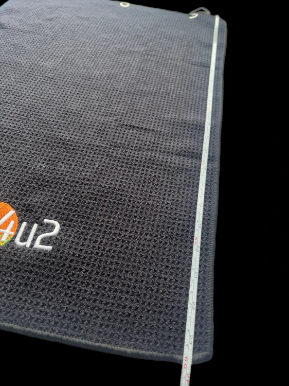 Ręcznik czarny do czyszczenia kijów i piłeczek golfowych_długość