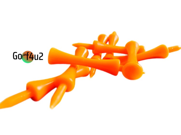 Tee 70 pomarańczowe plastikowe